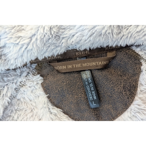 Kuhl Flight Jacket In Stone Sherpa Fleece Size Large - Picture 5 of 7